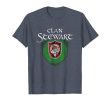 Load image into Gallery viewer, Funny shirts V-neck Tank top Hoodie sweatshirt usa uk au ca gifts for Stewart Surname Scottish Clan Tartan Crest Badge T-shirt 1490391
