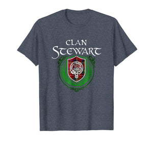 Funny shirts V-neck Tank top Hoodie sweatshirt usa uk au ca gifts for Stewart Surname Scottish Clan Tartan Crest Badge T-shirt 1490391