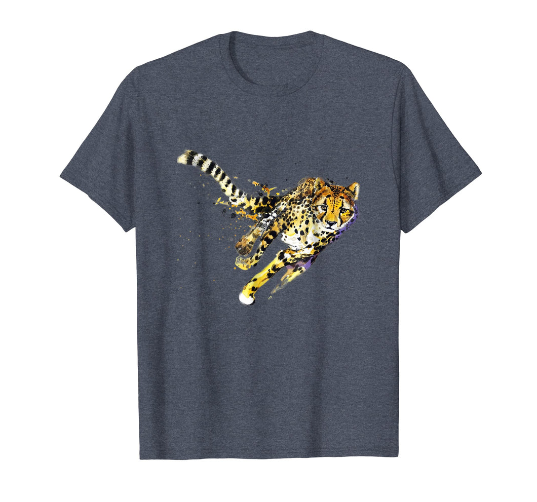 Cheetah T Shirt Cool Design Running Cheetah Gift Tee