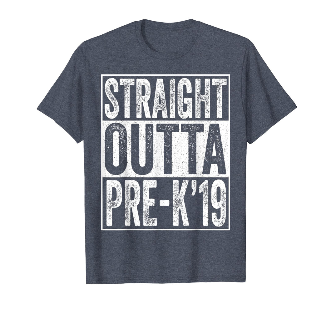 Straight Outta Pre-K 2019 T-Shirt Preschool Graduation Gifts