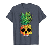 Load image into Gallery viewer, Funny shirts V-neck Tank top Hoodie sweatshirt usa uk au ca gifts for Pineapple Skull T shirt Aloha Beaches Hawaiian Hawaii Goth 139807
