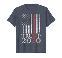 Load image into Gallery viewer, Funny shirts V-neck Tank top Hoodie sweatshirt usa uk au ca gifts for Thin Red Line Trump USA Flag 2020 Shirt Firefighter American 2760717
