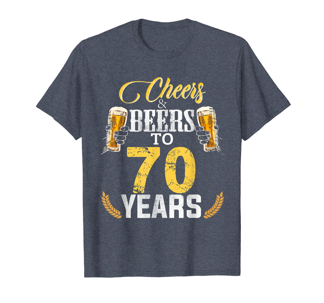 Funny shirts V-neck Tank top Hoodie sweatshirt usa uk au ca gifts for Cheers And Beers To 70 Years Old Bday Gifts Tshirt Men Women 2513023