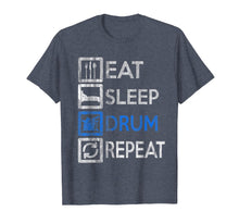 Load image into Gallery viewer, Funny shirts V-neck Tank top Hoodie sweatshirt usa uk au ca gifts for Vintage Drummer - Eat Sleep Drums Repeat - Drums T-Shirt 1808018
