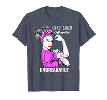 Load image into Gallery viewer, Funny shirts V-neck Tank top Hoodie sweatshirt usa uk au ca gifts for Breast Cancer Warrior Unbreakable T-Shirt Awareness Gift 2659052

