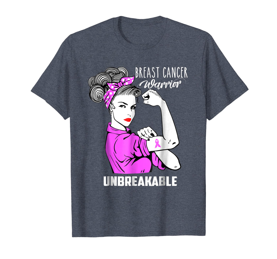 Funny shirts V-neck Tank top Hoodie sweatshirt usa uk au ca gifts for Breast Cancer Warrior Unbreakable T-Shirt Awareness Gift 2659052