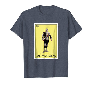 Funny shirts V-neck Tank top Hoodie sweatshirt usa uk au ca gifts for Playera de Lucha Libre Mil Mascaras - Mexican Loteria shirts 1273961
