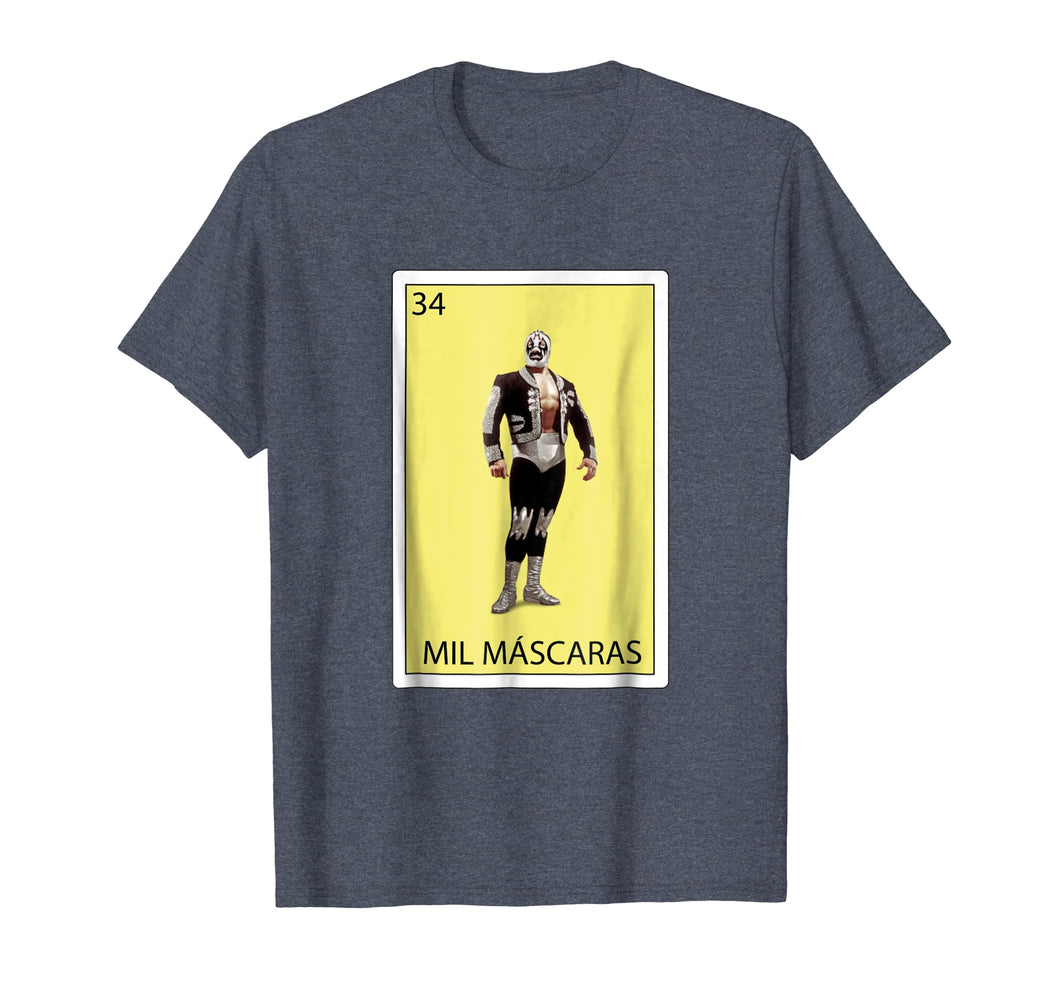 Funny shirts V-neck Tank top Hoodie sweatshirt usa uk au ca gifts for Playera de Lucha Libre Mil Mascaras - Mexican Loteria shirts 1273961