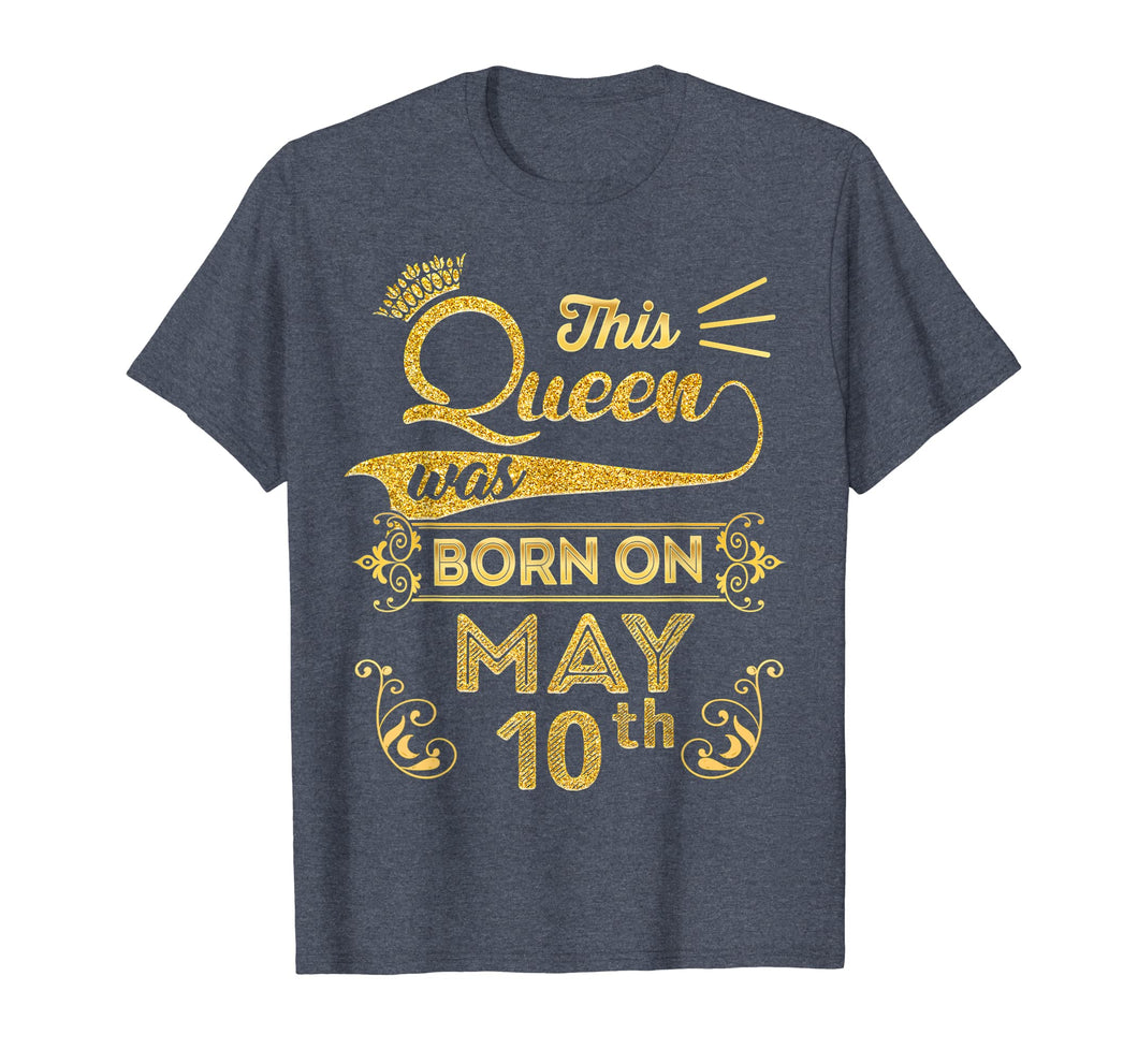 Funny shirts V-neck Tank top Hoodie sweatshirt usa uk au ca gifts for Queen are Born in May 2009 10th Birthday Shirt Girls 1956620