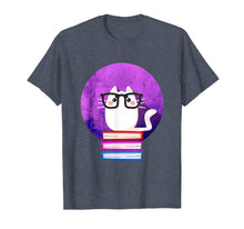 Load image into Gallery viewer, Funny shirts V-neck Tank top Hoodie sweatshirt usa uk au ca gifts for Nerdy Cat Funny Book Nerd Librarians T-shirt 941505
