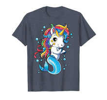 Load image into Gallery viewer, Funny shirts V-neck Tank top Hoodie sweatshirt usa uk au ca gifts for Unicorn Mermaid Mermicorn T Shirt Girls Kids Rainbow Gifts 410727
