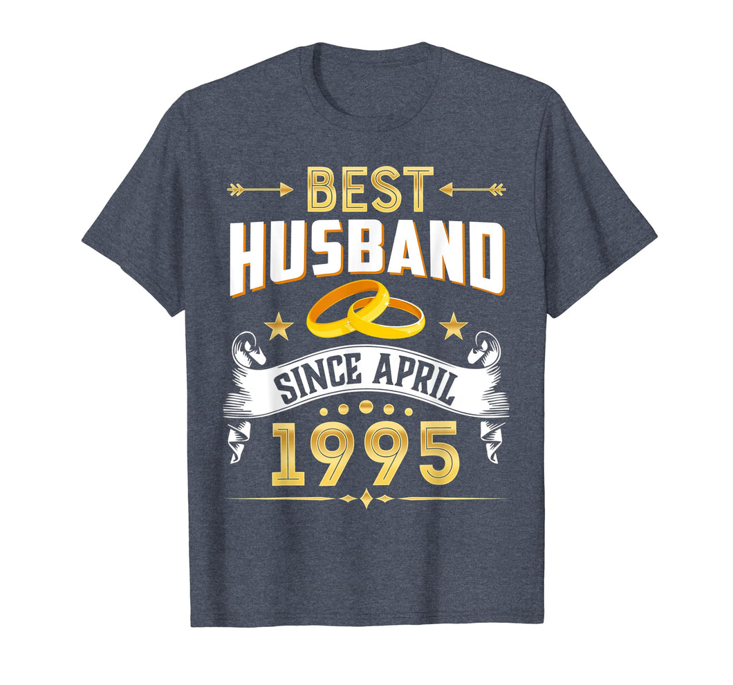 Funny shirts V-neck Tank top Hoodie sweatshirt usa uk au ca gifts for Mens 24th Wedding Anniversary Gifts Best Husband Since 1995 Shirt 4810926
