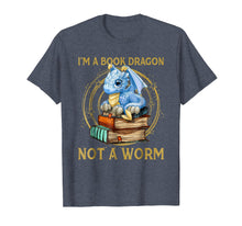 Load image into Gallery viewer, Funny shirts V-neck Tank top Hoodie sweatshirt usa uk au ca gifts for I&#39;m A Book Dragon Not A Worm T-Shirt Gift for Men Women Kids 883946
