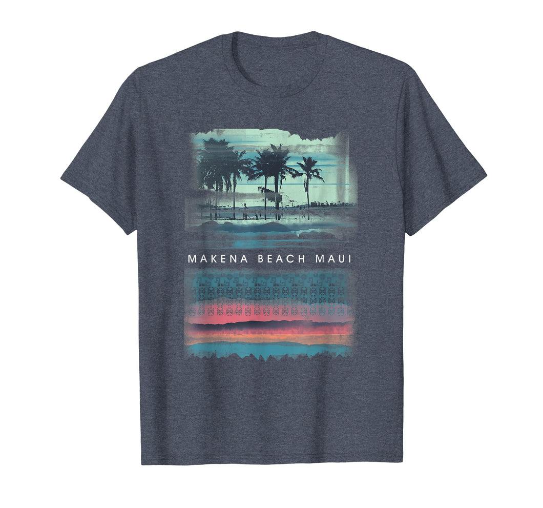 Funny shirts V-neck Tank top Hoodie sweatshirt usa uk au ca gifts for Makena Beach T Shirt Maui Hawaii Beach Retro Hawaiian 2684206