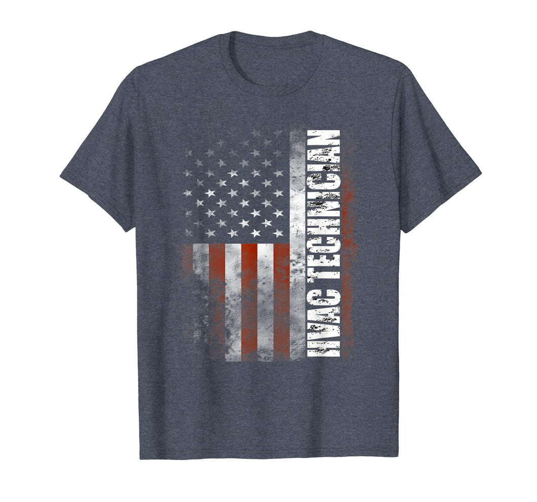 Hvac Technician Shirt American Flag T-Shirt Gifts Hvac Tech