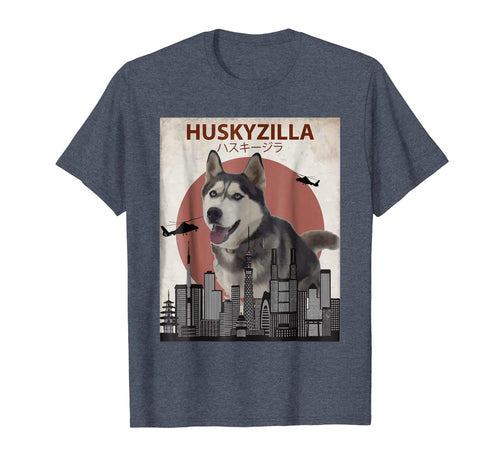Funny shirts V-neck Tank top Hoodie sweatshirt usa uk au ca gifts for Huskyzilla Funny Siberian Husky T-Shirt | Dog Lovers Gift 1881055