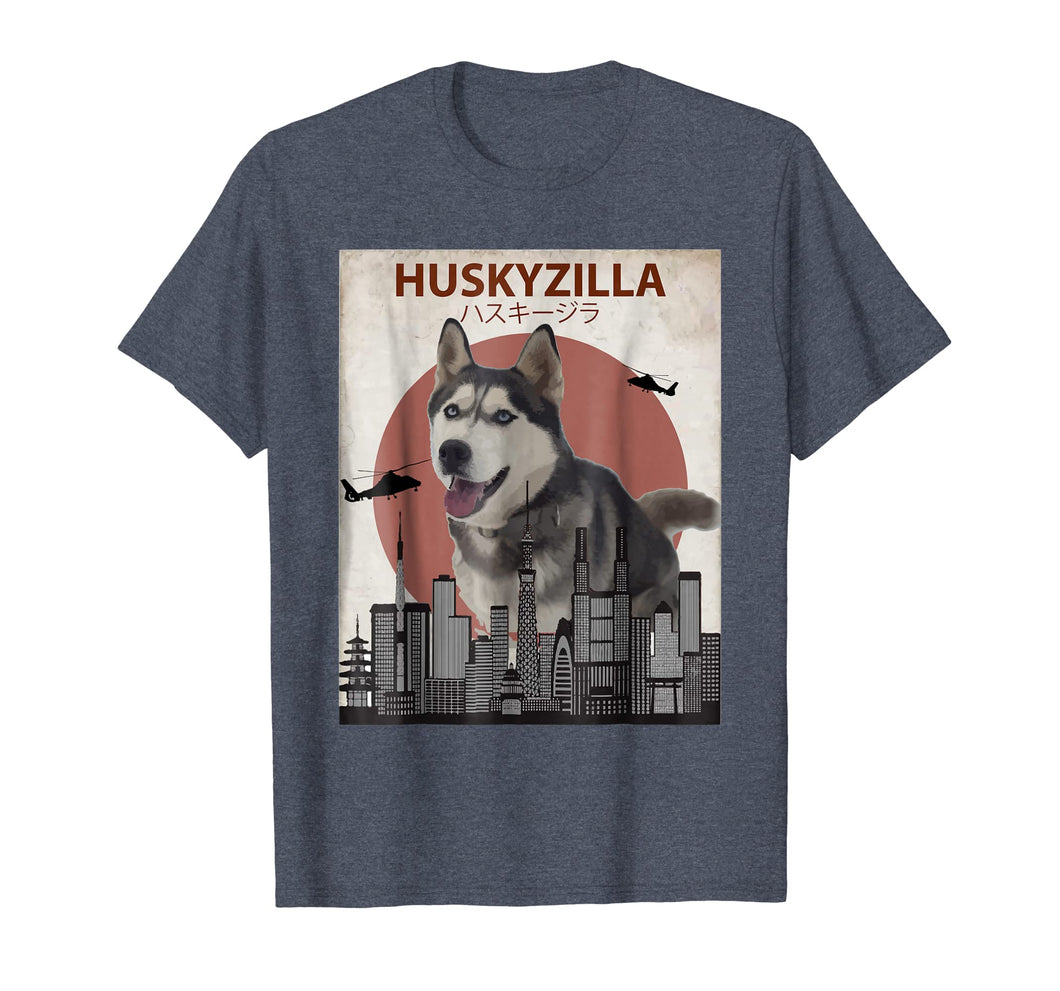 Funny shirts V-neck Tank top Hoodie sweatshirt usa uk au ca gifts for Huskyzilla Funny Siberian Husky T-Shirt | Dog Lovers Gift 1881055