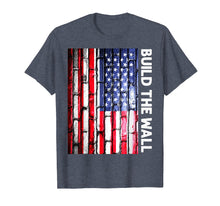 Load image into Gallery viewer, Funny shirts V-neck Tank top Hoodie sweatshirt usa uk au ca gifts for Build The Wall T-Shirt American Flag Map All Welcome 1920051
