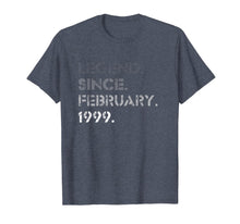 Load image into Gallery viewer, Legend February 1999 21 Years Old 21st Birthday Gifts T-Shirt-1206262
