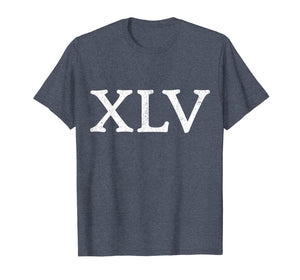 Trump 45 XLV Roman Numerals Presidential Reelection Gift T-Shirt