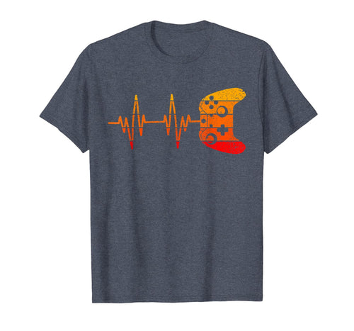 Gamer Heartbeat Video Game Lover Gifts Funny Gaming Gamer T-Shirt-196334