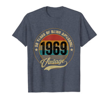 Load image into Gallery viewer, Awesome Since 1969 T-Shirt 50th Birthday Gifts 50 Year Old T-Shirt 104251
