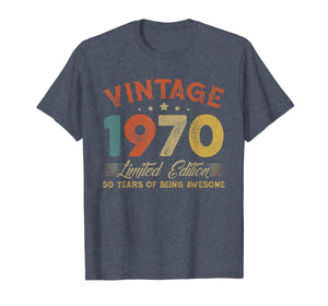 Vintage 1970 Clothes 50 Years Old Retro 50th Birthday Gifts TShirt216625