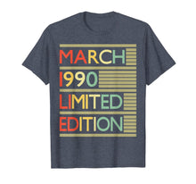 Load image into Gallery viewer, 30 Years Old Shirt 30th Birthday Gifts Women Men March 1990 T-Shirt-73700
