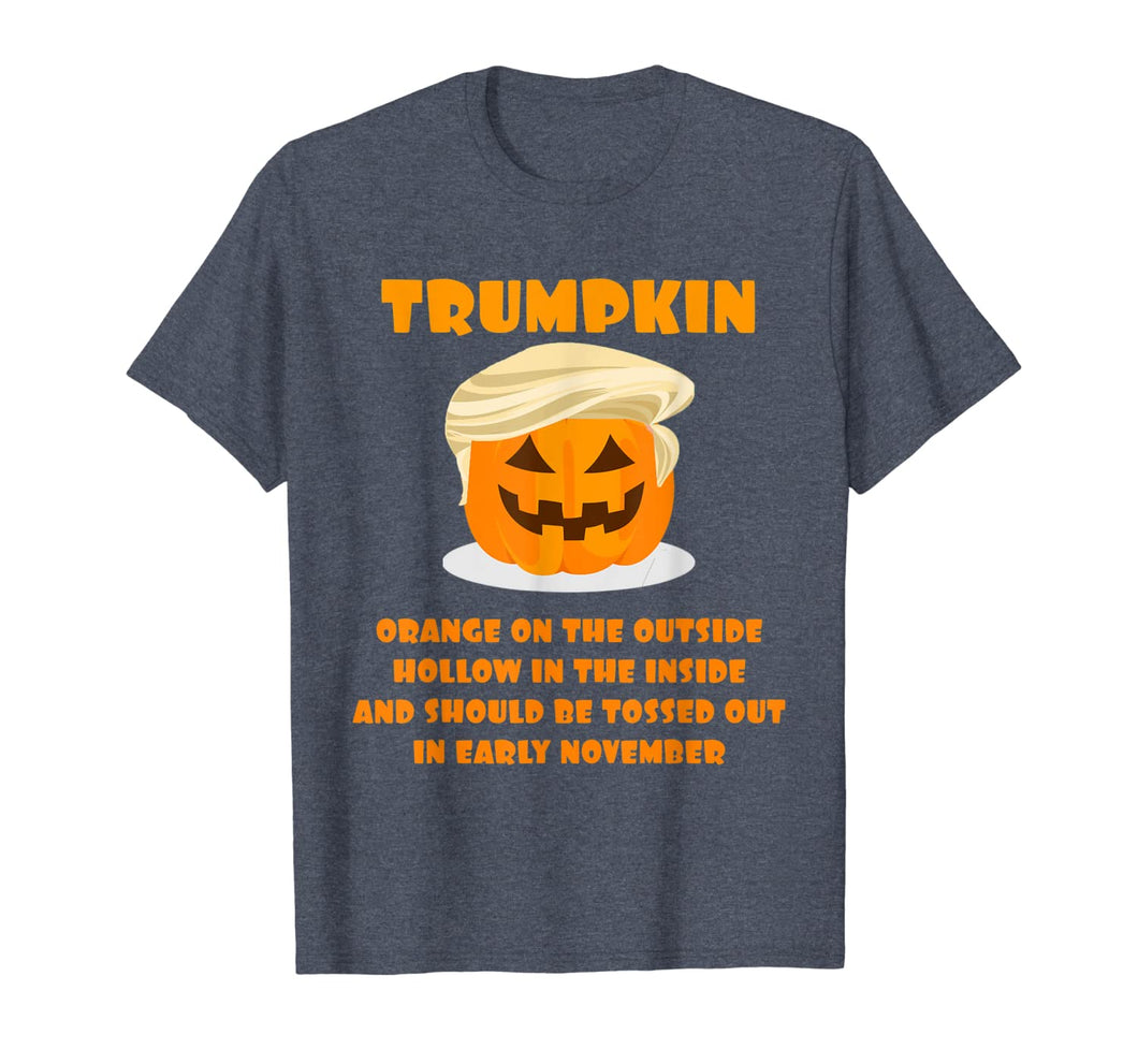 Trumpkin funny anti-trump pumpkin joke T-Shirt