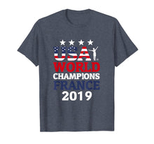 Load image into Gallery viewer, USA Women Soccer World Champions 2019 4 Stars Gift T-Shirt 132502
