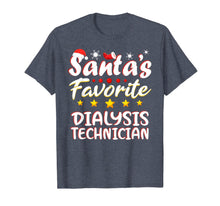 Load image into Gallery viewer, Funny shirts V-neck Tank top Hoodie sweatshirt usa uk au ca gifts for Santa&#39;s Favorite Dialysis Technician Christmas Xmas gift T-Shirt 1328547
