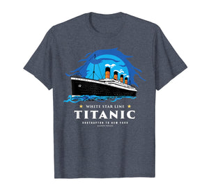 Kids Gift - RMS Titanic White Star line Maiden Voyage 1912 T-Shirt-2083314