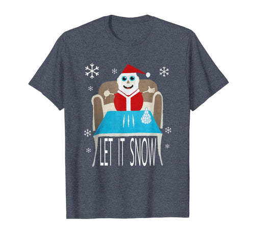 Santa Cocaine let it snow christmas sweater Gifts T-Shirt-351525