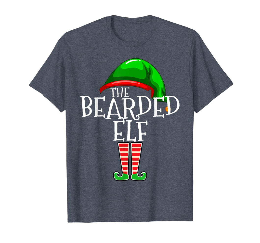 The Bearded Elf Family Matching Group Christmas Gift Beard T-Shirt