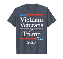 Load image into Gallery viewer, Vietnam Veterans For Trump 2020 USA Flag Republican GOP Gift T-Shirt
