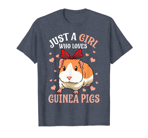 Funny shirts V-neck Tank top Hoodie sweatshirt usa uk au ca gifts for Just A Girl Who Loves Guinea Pigs Lover Mom Girls Cavy Gift T-Shirt 656339