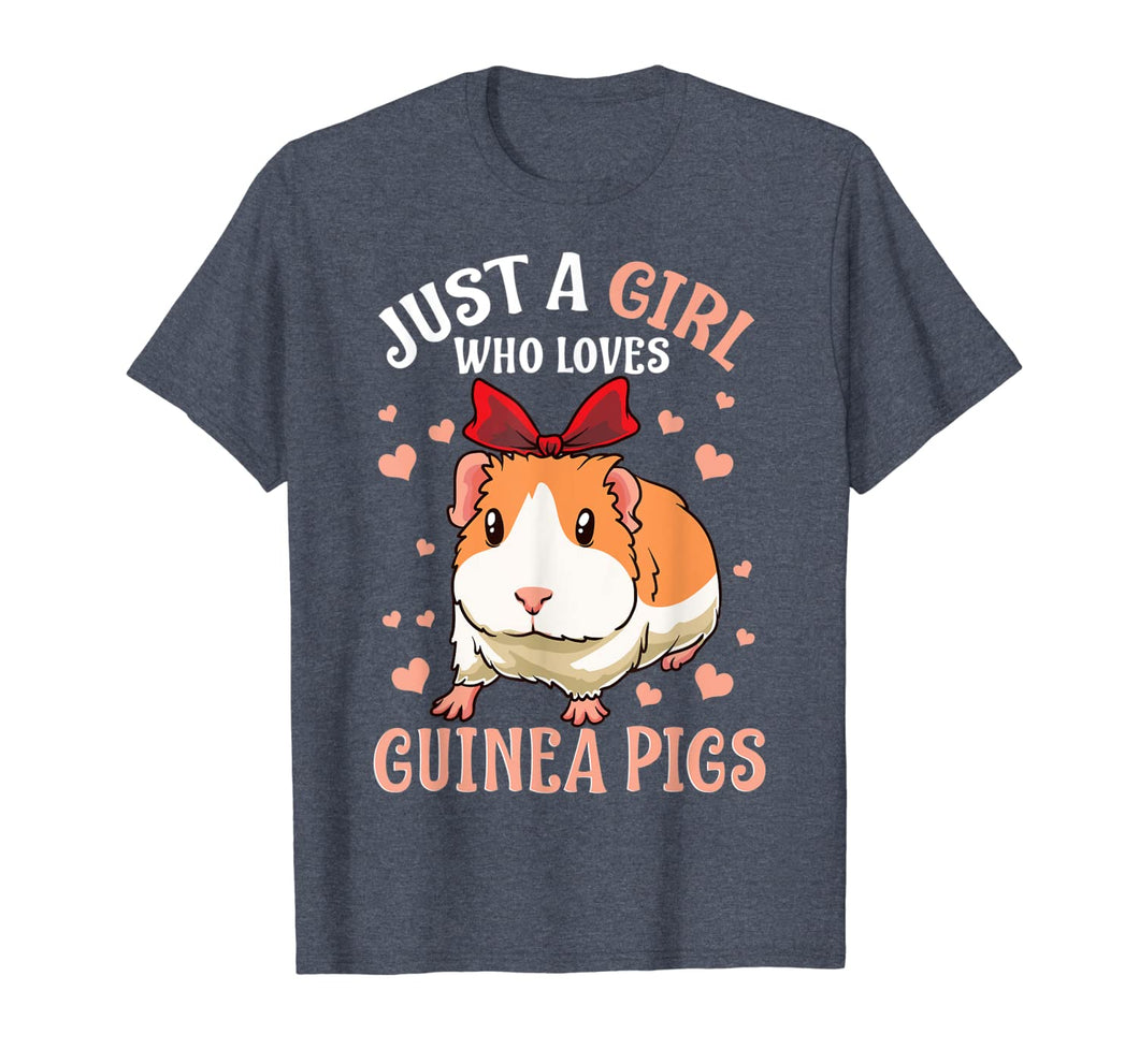 Funny shirts V-neck Tank top Hoodie sweatshirt usa uk au ca gifts for Just A Girl Who Loves Guinea Pigs Lover Mom Girls Cavy Gift T-Shirt 656339