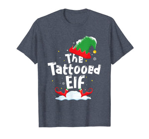 Tattooed Elf Family Matching Group Christmas Gift Tattoo T-Shirt