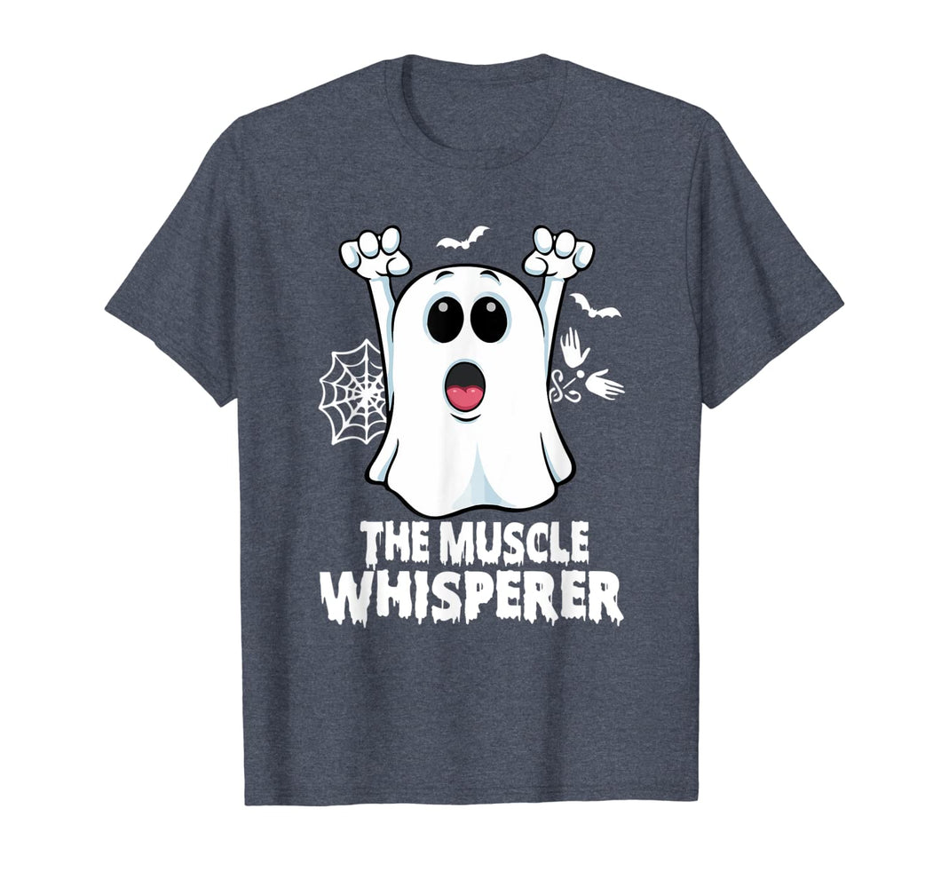 Massage Therapist Muscle Whisperer Ghost Fun Halloween Gift T-Shirt