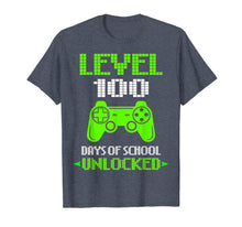 Load image into Gallery viewer, Level 100 Days Of School Unlocked Gamer Video Games Boys T-Shirt-1242438
