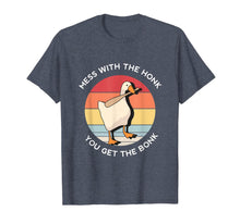 Load image into Gallery viewer, Mess With The Honk You Get The Bonk Goose Memes Gifts T-Shirt
