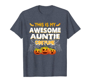 This Is My Awesome Auntie Costume Halloween Gift T-Shirt