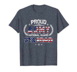 Proud Army National Guard Stepdad Gift T-Shirt T-Shirt