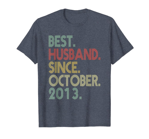 Mens 6th Wedding Anniversary Gifts Husband Since October 2013 T-Shirt