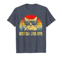 Load image into Gallery viewer, Mens Best Cat Dad Ever T-Shirt Funny Cat Dad Father T-Shirt-1469806
