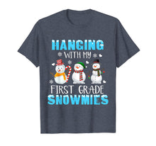 Load image into Gallery viewer, Funny shirts V-neck Tank top Hoodie sweatshirt usa uk au ca gifts for Hanging With My First grade Snowmies Snowman Teacher Xmas T-Shirt 1085816
