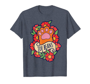 Toe Beans funny cat people gifts cat person T-Shirt-162982