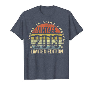 7 Year Old Gifts Vintage 2013 Limited Edition 7th Birthday TShirt232791