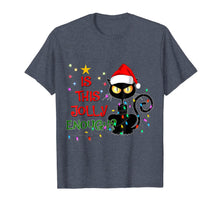 Load image into Gallery viewer, Funny shirts V-neck Tank top Hoodie sweatshirt usa uk au ca gifts for Black Cat Christmas Tree Is This Jolly Enough Cat Light Gift T-Shirt 1161210
