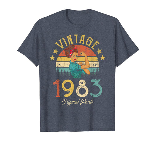 Vintage 1983 Made in 1983 36th birthday 36 years old Gift T-Shirt